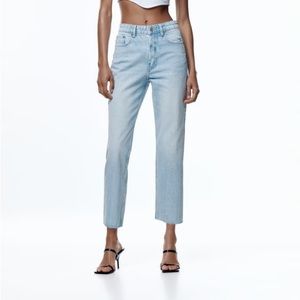 Zara straight leg jeans